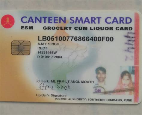 canteen smart card online status|army canteen smart card.